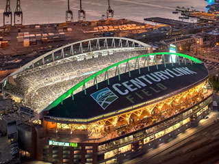 Signage for Century Link Field in Seattle
