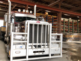 Semi Truck in IRC's North Portland Warehouse